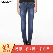 BILLION 低腰  女 長褲 牛仔褲