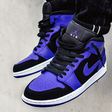 耐克（NIKE）籃球鞋黑紫554724-051 
