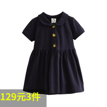女童連衣裙娃娃領(lǐng)