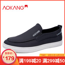奧康（Aokang）男士黑色183331200 38
