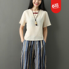 復(fù)古短袖襯衫，打造優(yōu)雅小仙女