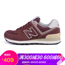 new balance跑步鞋酒紅色 ML574VB 36