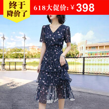 創(chuàng)意女郎（CREATIVITY-GIRL） 創(chuàng)意趣味，碎花 拼色，提花，蕾絲 連衣裙