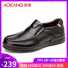 奧康（Aokang）男士黑色193112016 38