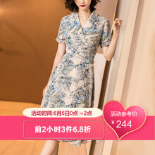 減齡印花連衣裙，打造甜美少女感