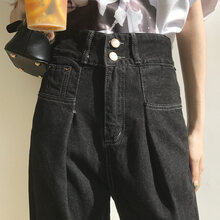 性感氣質(zhì)，高腰牛仔褲拯救微胖