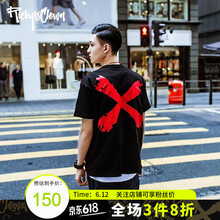 RickyisClown 短袖 男士T恤 T002黑色 