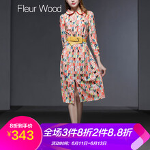 Fleur Wood  印花 連衣裙