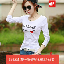 阿十伊 3D，不對稱，鉆飾，印花，立體裝飾 短袖 T恤 女 圓領(lǐng)