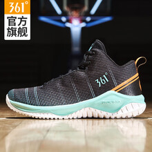 361度籃球鞋曜石黑/淺湖藍(lán) 44，45以上，39，40，41，42，43