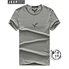 Jeep 短袖 男士T恤 軍綠色F56003 