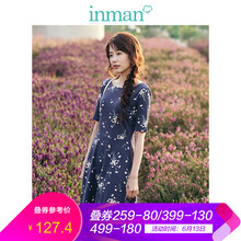 茵曼（INMAN）  刺繡 連衣裙