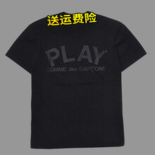 HEYPLAY 短袖 男士T恤 黑色PLAY 