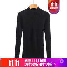 百搭翻領(lǐng)長袖毛衣，時尚又顯瘦