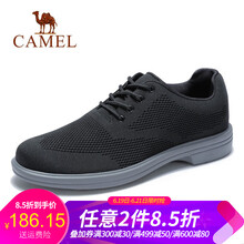 駱駝（CAMEL）男士A912211460  黑色 41