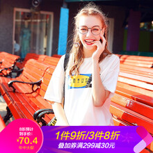 圓領(lǐng)寬松上衣，微胖妹子的福音