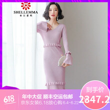 純色長袖裙，微胖妹子的福音