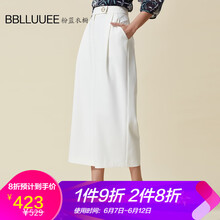 BBLLUUEE Color 高腰 闊腿褲 女 九分褲 休閑褲