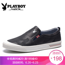 花花公子（PLAYBOY）男士深灰色 44，38，39，40，41，42，43