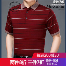 鱷魚(yú)恤（Crocosport） 短袖 男士T恤 3001紅色 