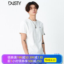 DUSTY 短袖 男士T恤 白色 