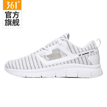 361度跑步鞋361度白/烏黑色 35，36，37，38，39，40，41