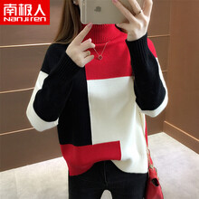 時(shí)尚短款高領(lǐng)女