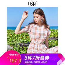 OSA格子連衣裙