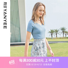 顏域（YANYEE） 深V款 短袖 T恤 女 V領