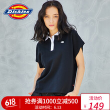 dickies  短袖 T恤 女 POLO領(lǐng)