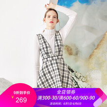 冬季背帶短裙