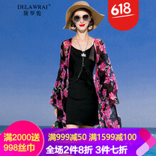 黛羅倫（DELAWRAI）  長(zhǎng)袖 女 短外套 鏤空