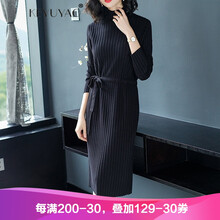 珂語瑤 純色 腰帶 連衣裙