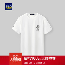 海瀾之家（HLA） 短袖 男士T恤 米白Y1 