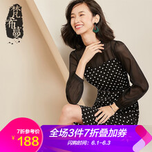 元素,樣式,新款,流行,衣裙,長(zhǎng)袖,趨勢(shì),黑白點(diǎn)