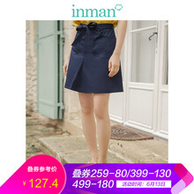 茵曼（INMAN） 高腰 裙褲 女 短褲 休閑褲