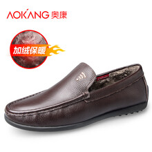 奧康（Aokang）男士棕色加絨 376818024 40