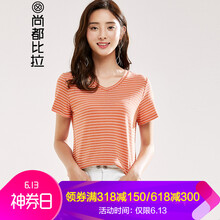 尚都比拉（Sentubila）  短袖 T恤 女 V領(lǐng)