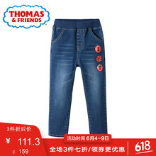 加絨牛仔褲冬男童