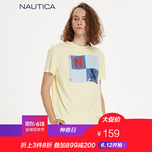 諾帝卡（NAUTICA） 短袖 男士T恤 淺黃色 7FV 