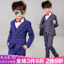 夏季男孩西裝