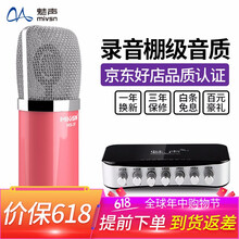 魅聲 T6-3 手持 麥克風(fēng) 粉色（贈(zèng)送箱子）