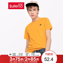 班尼路（Baleno） 短袖 男士T恤 52Y-背面印花 