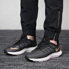 耐克（NIKE）跑步鞋AA7412-006黑+金屬金黃+普羅旺斯紫+灰色 