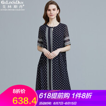 戈林斯丹 幾何圖案 印花 連衣裙