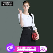 低腰連衣裙長(zhǎng)袖
