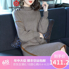 希爾愛瑪（SHELLEMMA） 純色 口袋，綁帶 連衣裙