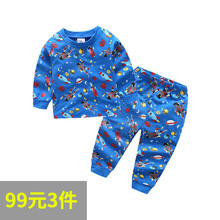 男童打底卡通套裝