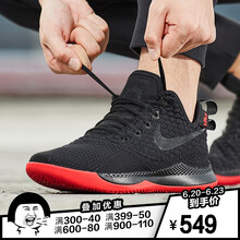 耐克（NIKE）籃球鞋AO4432-006黑+黑+大學(xué)紅 