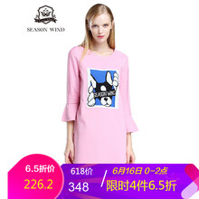 季候風(fēng)（SEASONWIND） 卡通動(dòng)漫 貼布 連衣裙